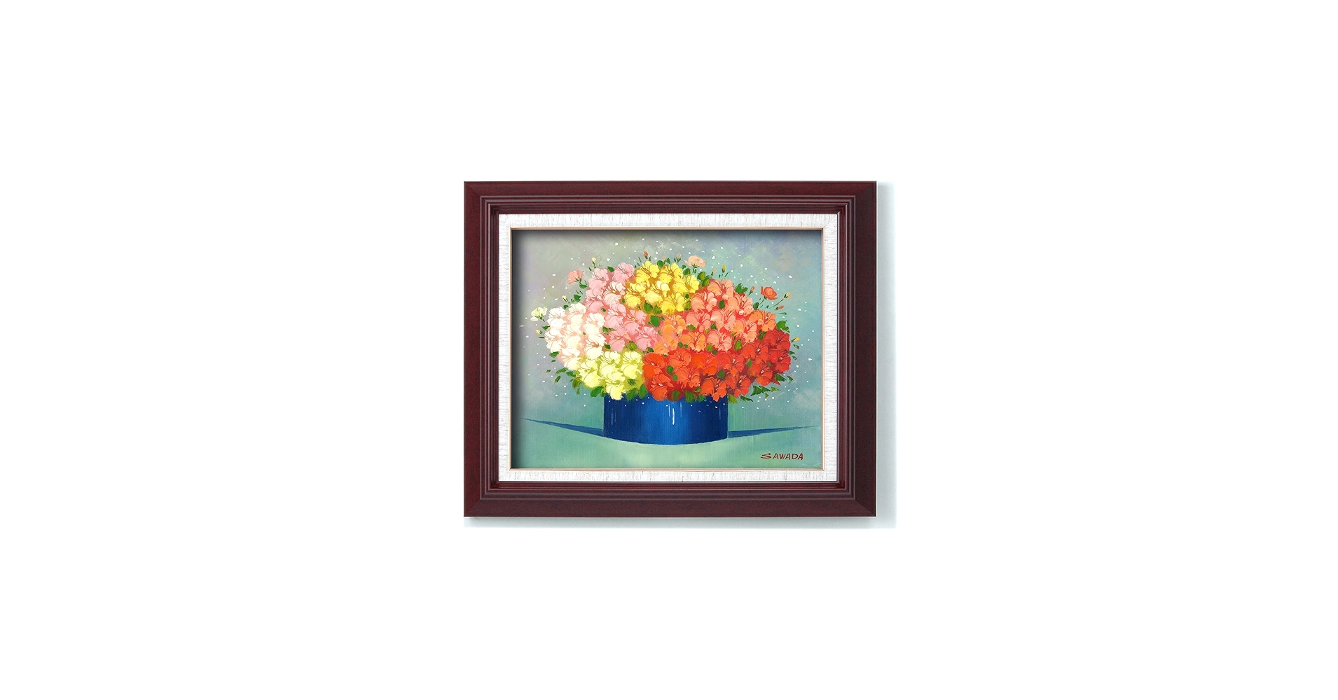 ☆近藤 博史 ☆「紫陽花 」油絵Ｆ6号 新品額！ ☆近藤 博史 ☆「紫陽花 」油絵F6号 新品額！ ☆近藤 博史